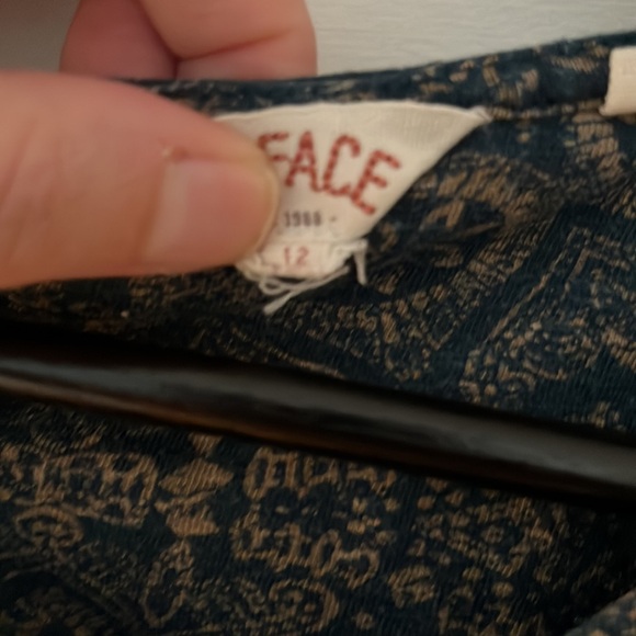 Fat face Simone dress blue and gold dress - Picture 3 of 3